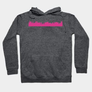 Copenhagen skyline pink Hoodie